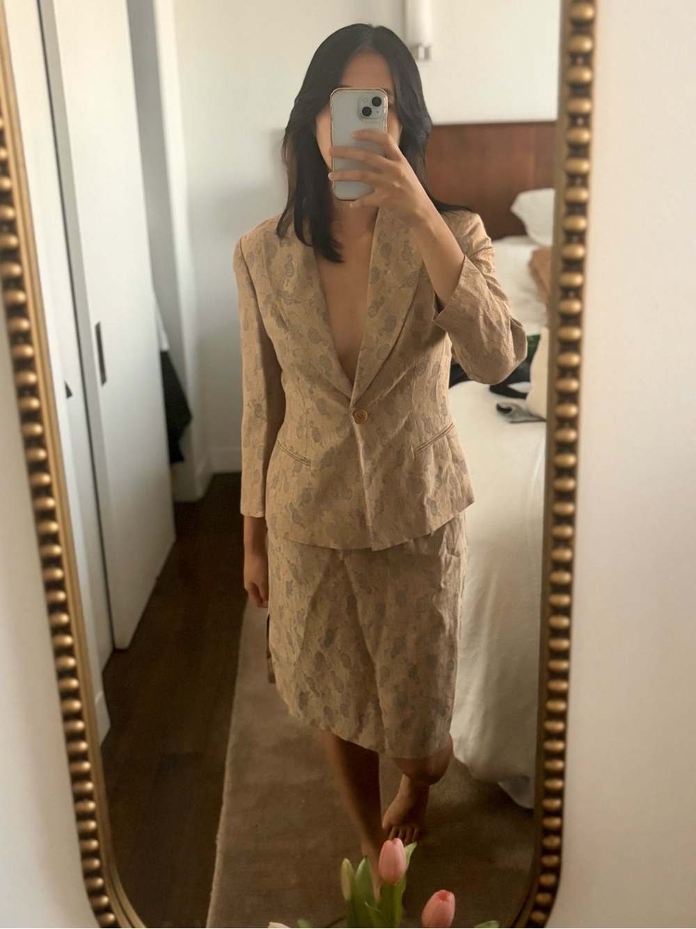 Vintage Giorgio Armani Blazer and Skirt Set